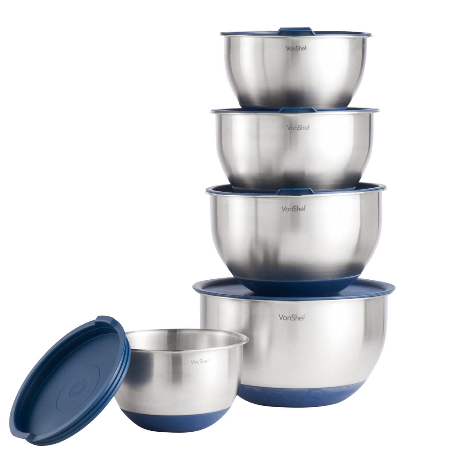 Stainless steel mixing bowls