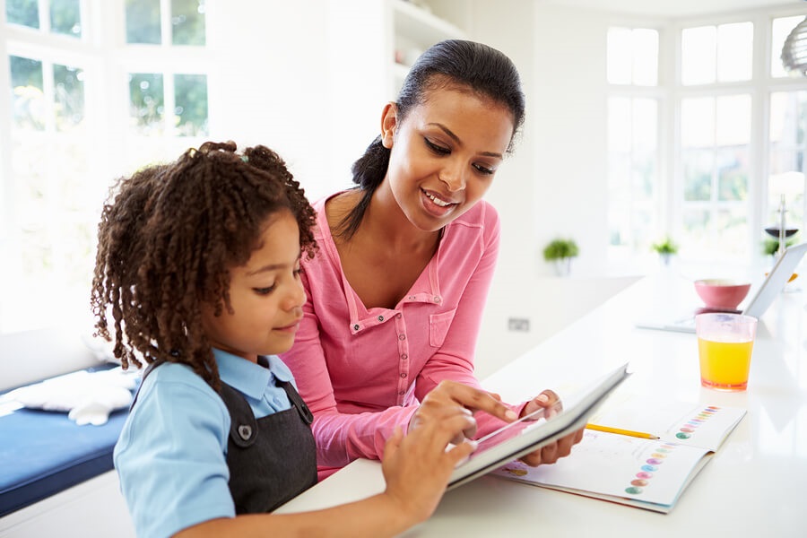 mother, daughter use guided imagery