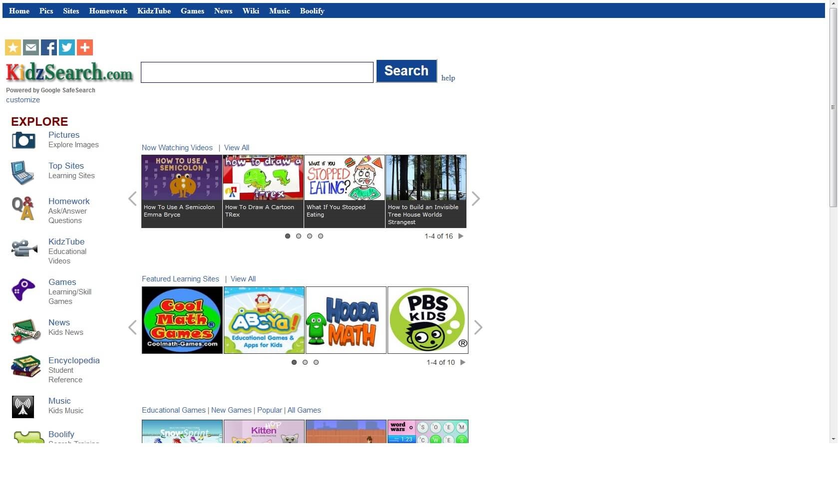 KidzSearch screenshot