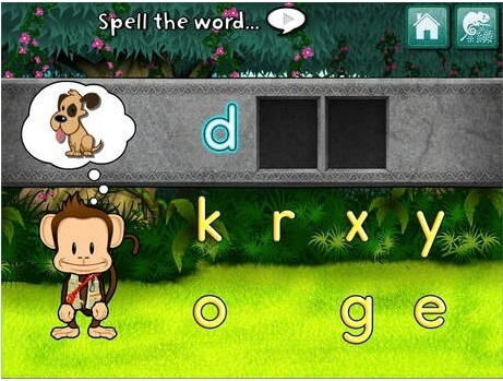 Monkey Word School Adventure