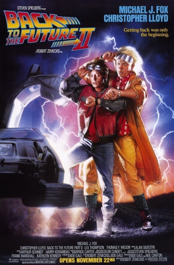 Back to the Future Part II movie poster