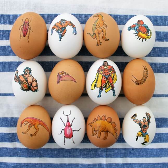 Temporary Tattoo Easter Eggs