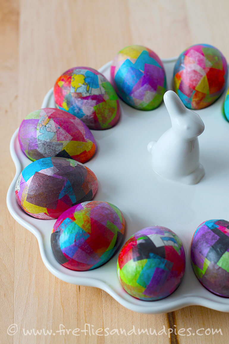 Papier-Mâché Easter Eggs