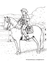 Horse Coloring Page