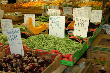 Veggies at Farmers Market